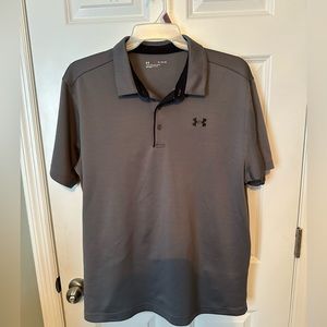 Gray Under Armour Polo